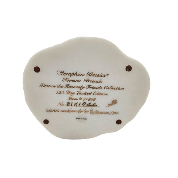 Seraphim Classics Forever Friends Angel Cherub Figurine 120 Day Limited Ed Roman - Picture 3 of 11